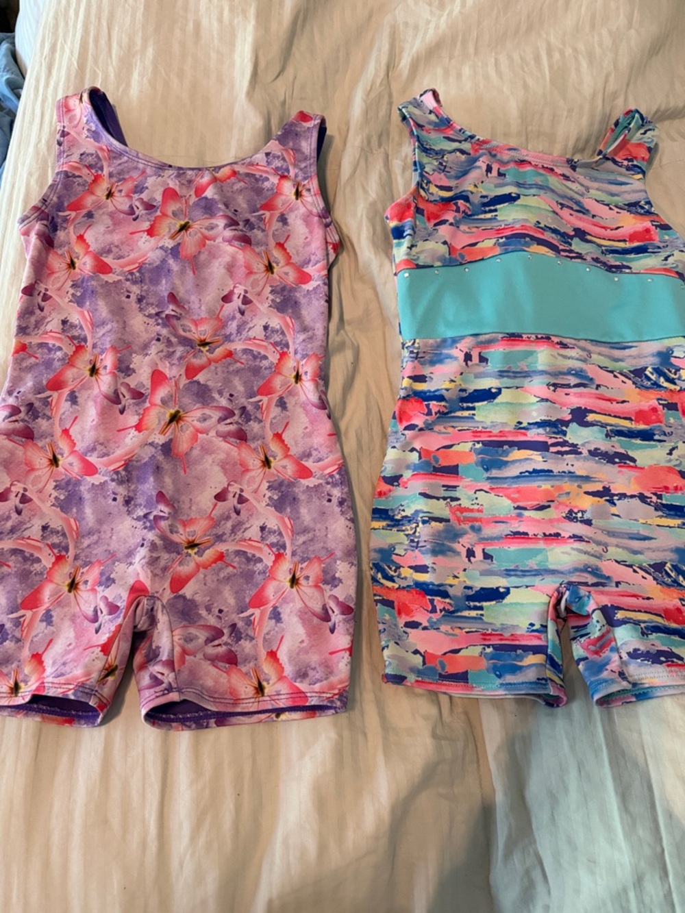 Cat & Jack Purple Tank Top with Watercolor Pink and Lavender Accents